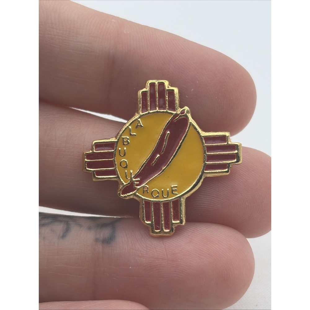 Albuquerque New Mexico Chili Pepper Lapel Hat Pin